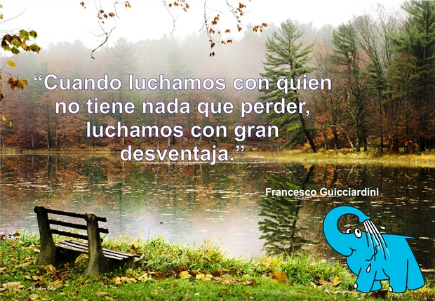 Una Enseñanza de Francesco Guicciardini sobre El Éxito, en La Frase del Día del Elefante Azul de Avilés